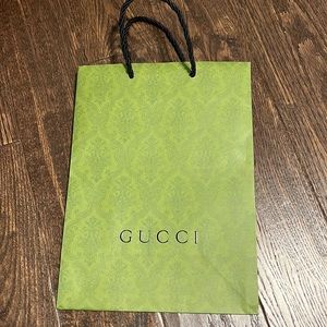 Authentic Gucci shopping bag